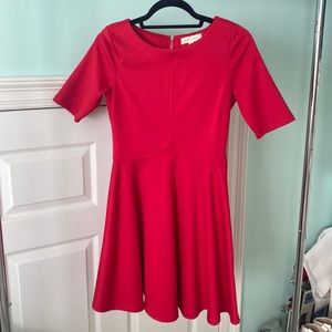 Red women’s dress